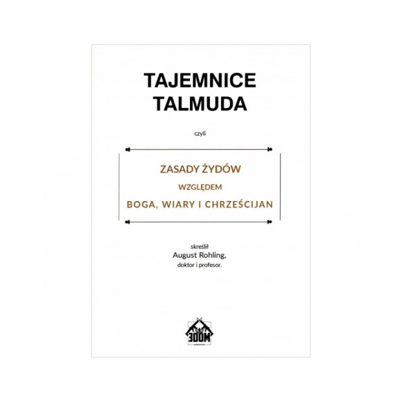 Tajemnice Talmuda - August Rohling
