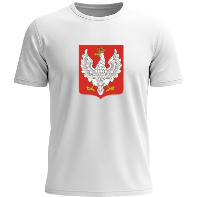 Koszulka Herb Polski z lat 1919-1927 biała