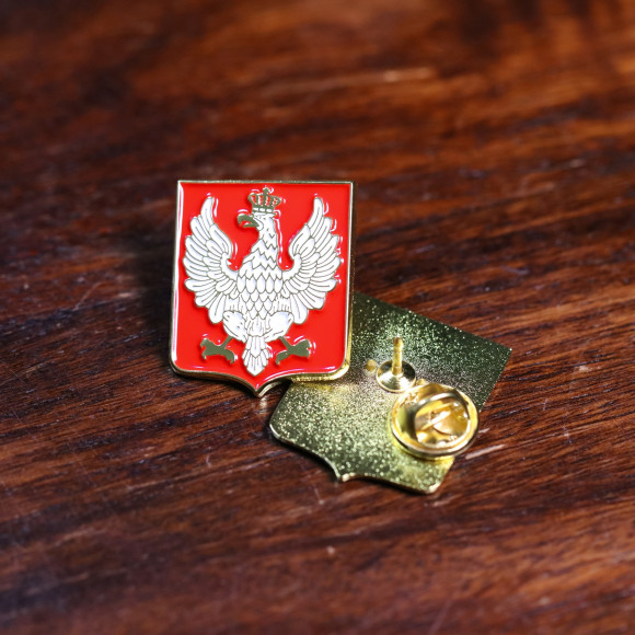 Przypinka Wpinka Pin Herb Polski Orzeł Przedwojenny PREMIUM