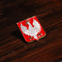 Przypinka Wpinka Pin Herb Polski Orzeł Przedwojenny PREMIUM