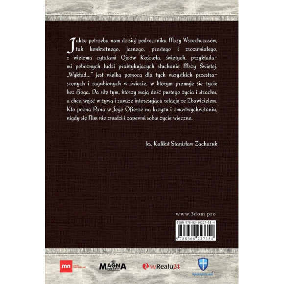 Wykład Ofiary Mszy Świętej - Marcin z Kochem
