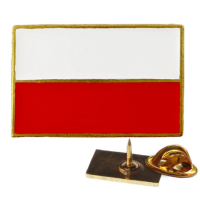 Przypinka Wpinka Pin Flaga Polski Prosta 16x10mm