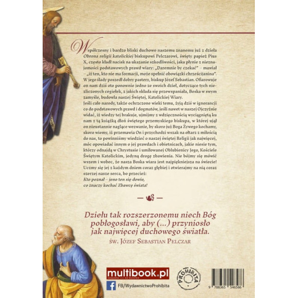 Religia katolicka. Jej podstawy, jej źródła i jej prawdy wiary. Rozprawy dogmatyczne - Bp Józef Sebastian Pelczar